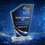 LK Domain Customer Retention Excellence Award 2025 awarded by the LK Domain Registry